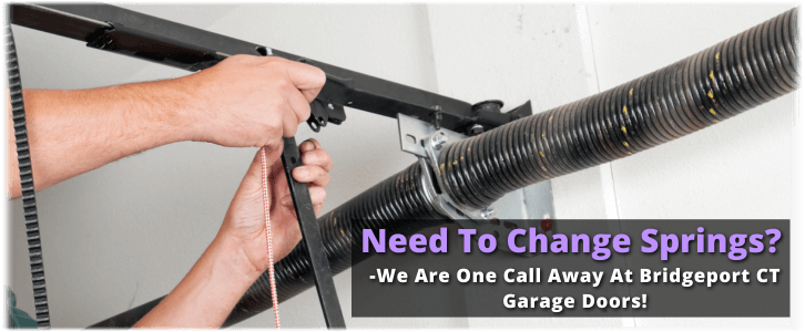 Broken Garage Door Spring Bridgeport CT